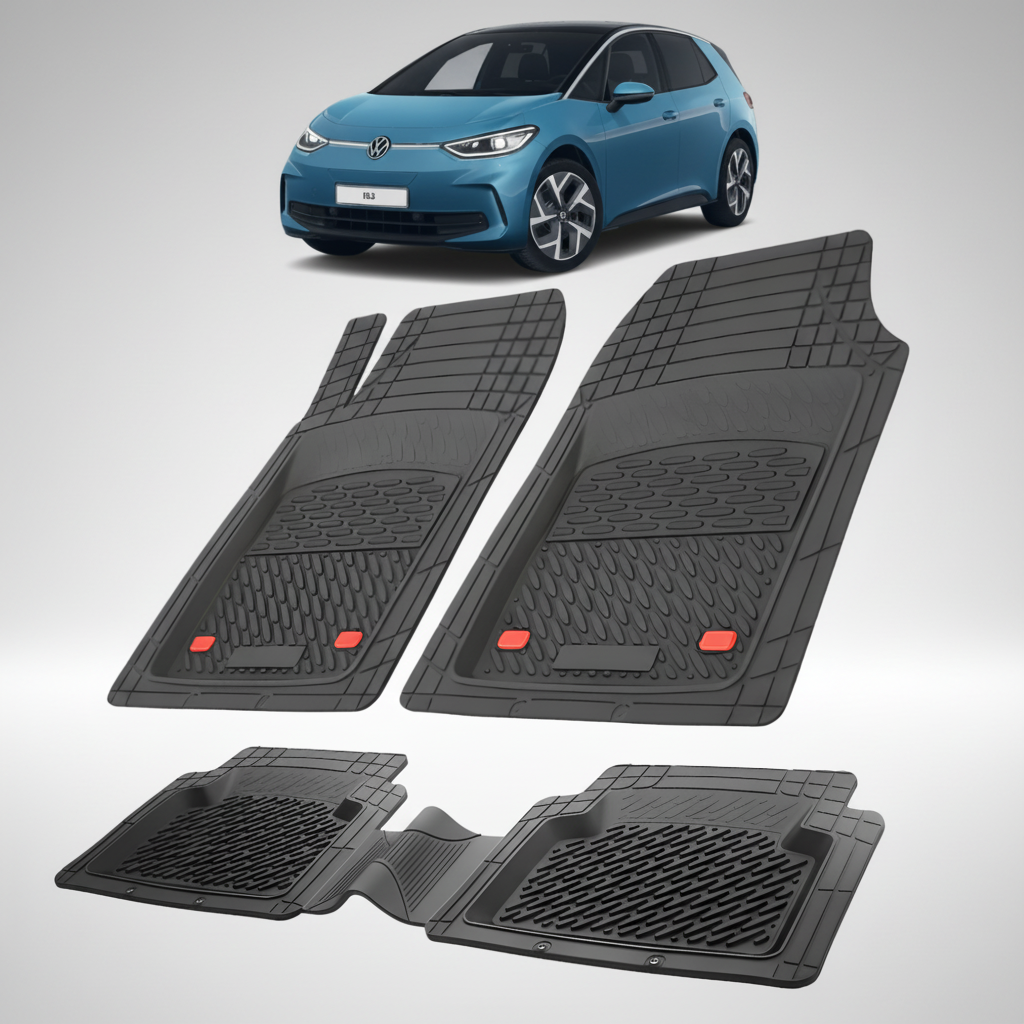Covorașe Auto Tip Tăviță Compatibile Volkswagen ID.3 2019-2025 - Black