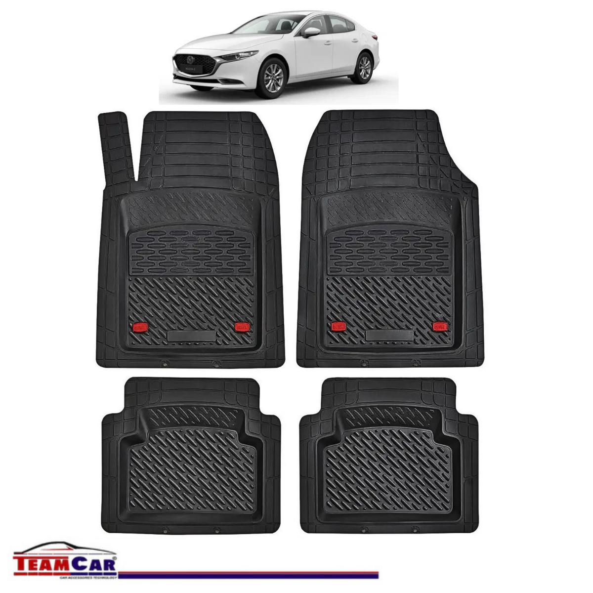 Covorașe Auto Tip Tăviță Compatibile Mazda 3 BP (2019–prezent) - Sedan