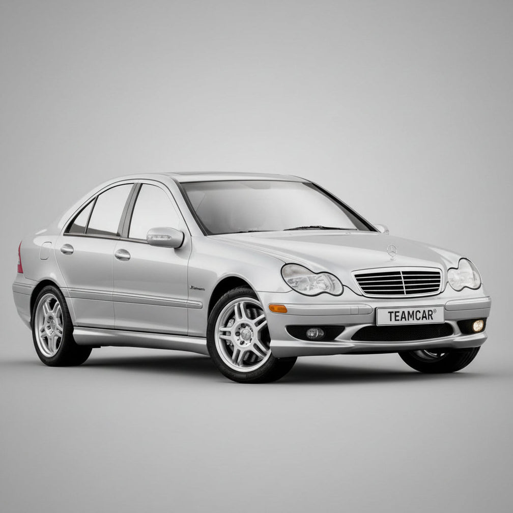 Silver Mercedes-Benz car 