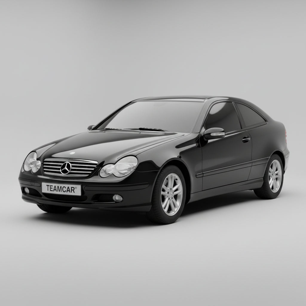 Black Mercedes-Benz cl203