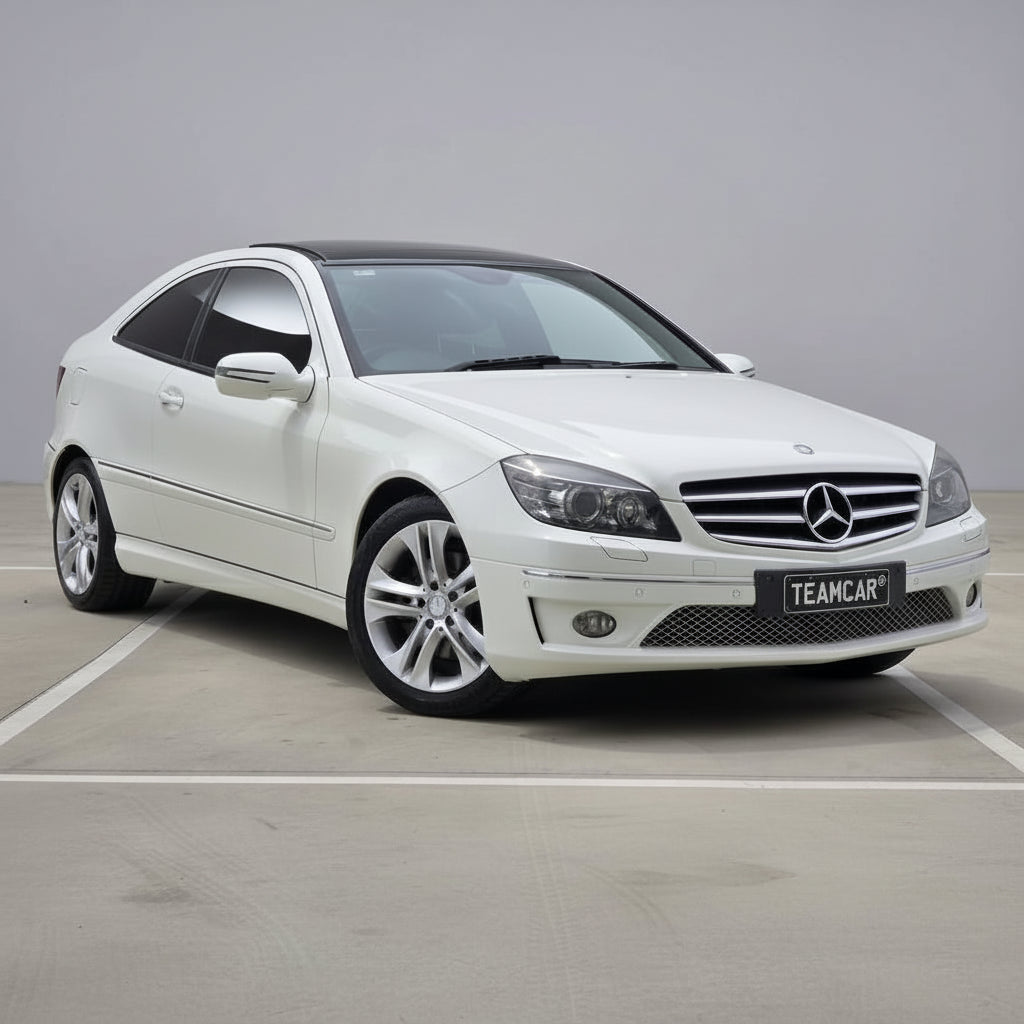 White Mercedes-Benz car 