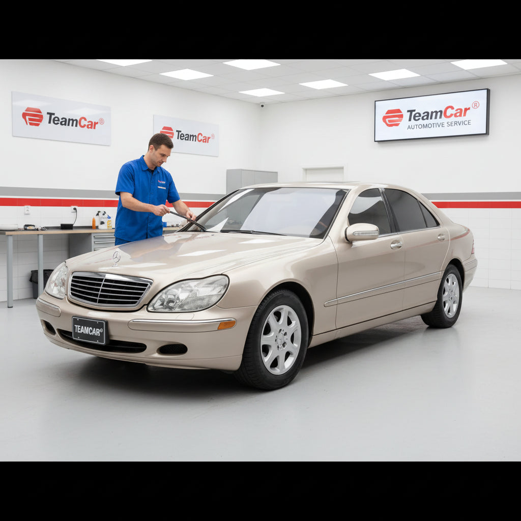SCHIMBARE ȘTERGĂTOARE MERCEDES BENZ CLASA S W220 2000-2005