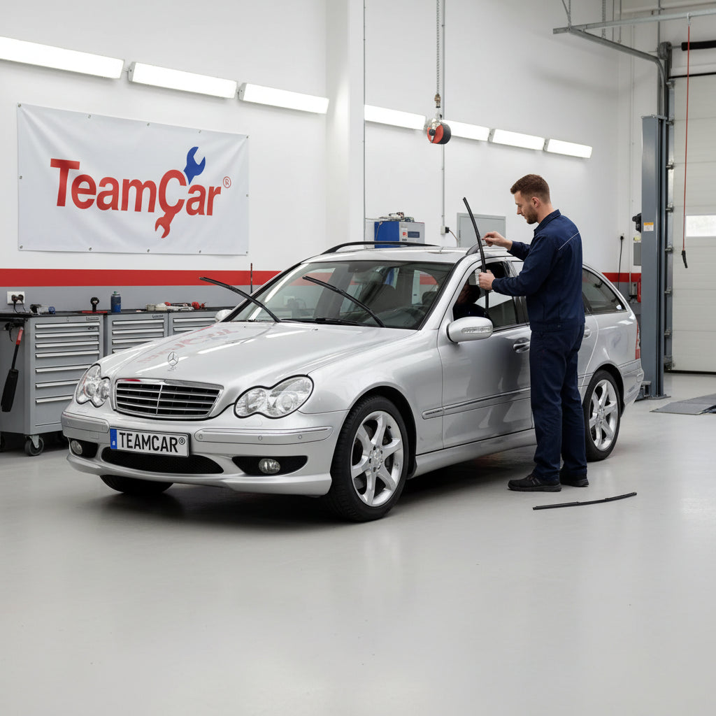 SCHIMBARE ȘTERGĂTOARE ERCEDES BENZ C CLAS T-MODEL W203 2003-2007