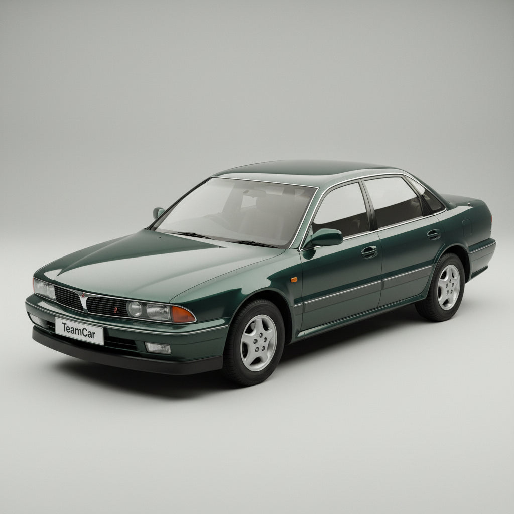 Ștergătoare TeamCar® pentru Mitsubishi Sigma Sedan (F16A, F25A, F27A) 1990–1996 – Set Față Flat Premium