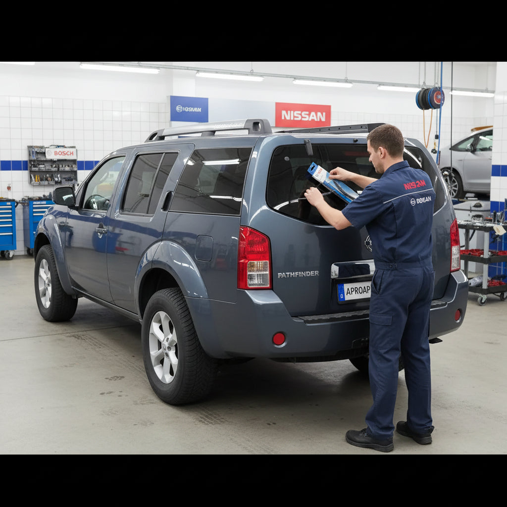 Schimbare Ștergător Lunetă Bosch Rear H306 (Twin) la Nissan Pathfinder II [R50] / III [R51]