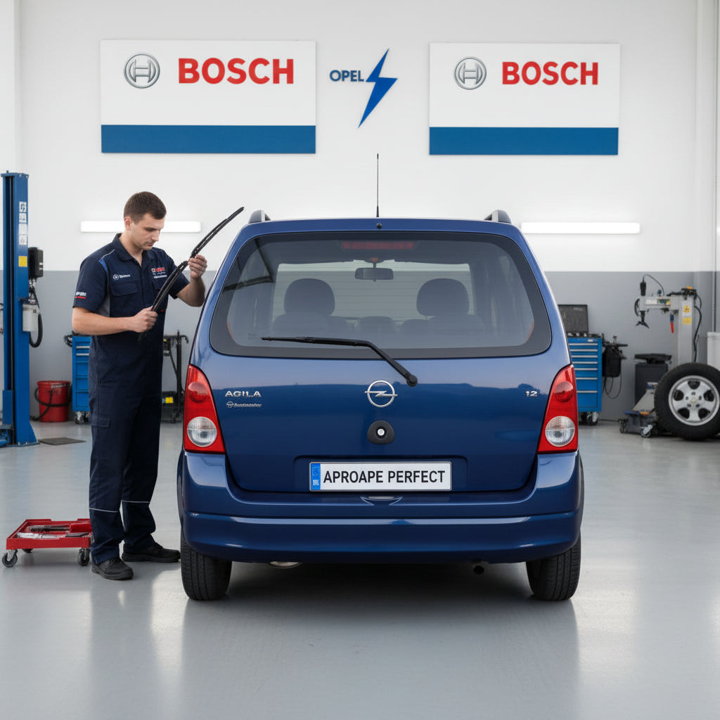 Schimbare Ștergător Lunetă Bosch Twin H341 la Opel Agila A (H00) MPV 2000–2007