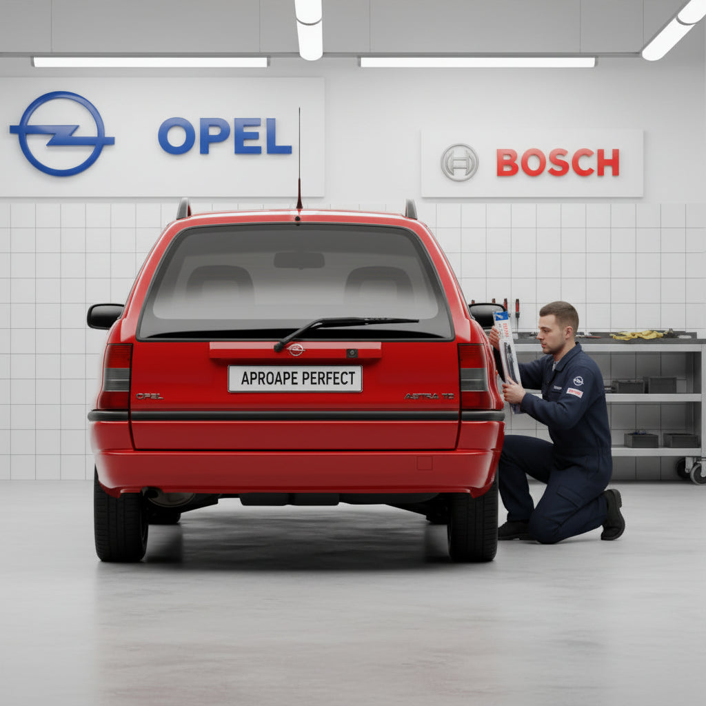 Schimbare Ștergător Lunetă Bosch Twin H341 la Opel Astra F Classic Estate Break 1998–2005