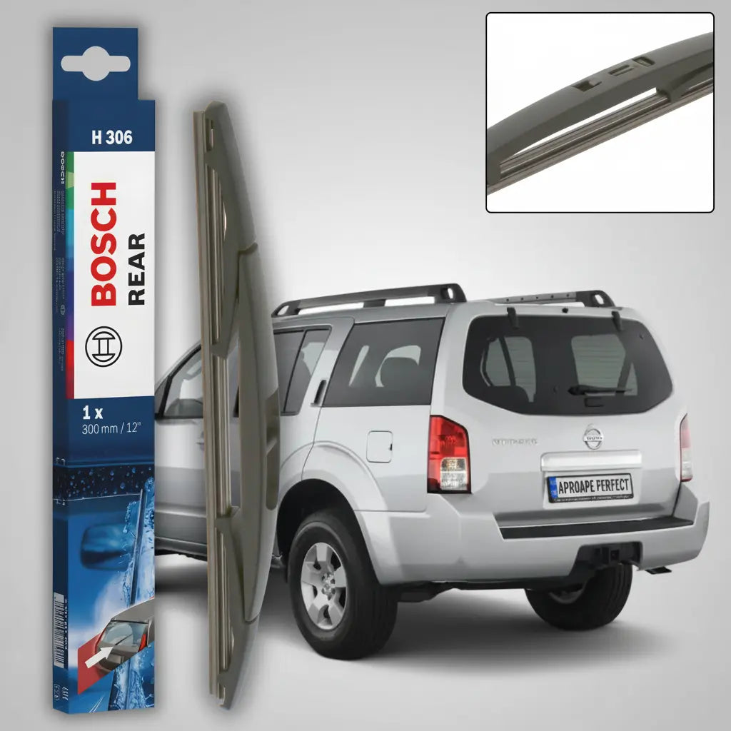 Ștergător Lunetă Bosch Rear H306 (Twin) pentru Nissan Pathfinder III Van [R51_]