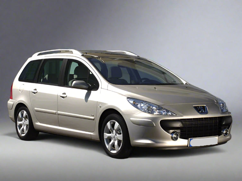 Silver Peugeot 307 SW (2001–2008)