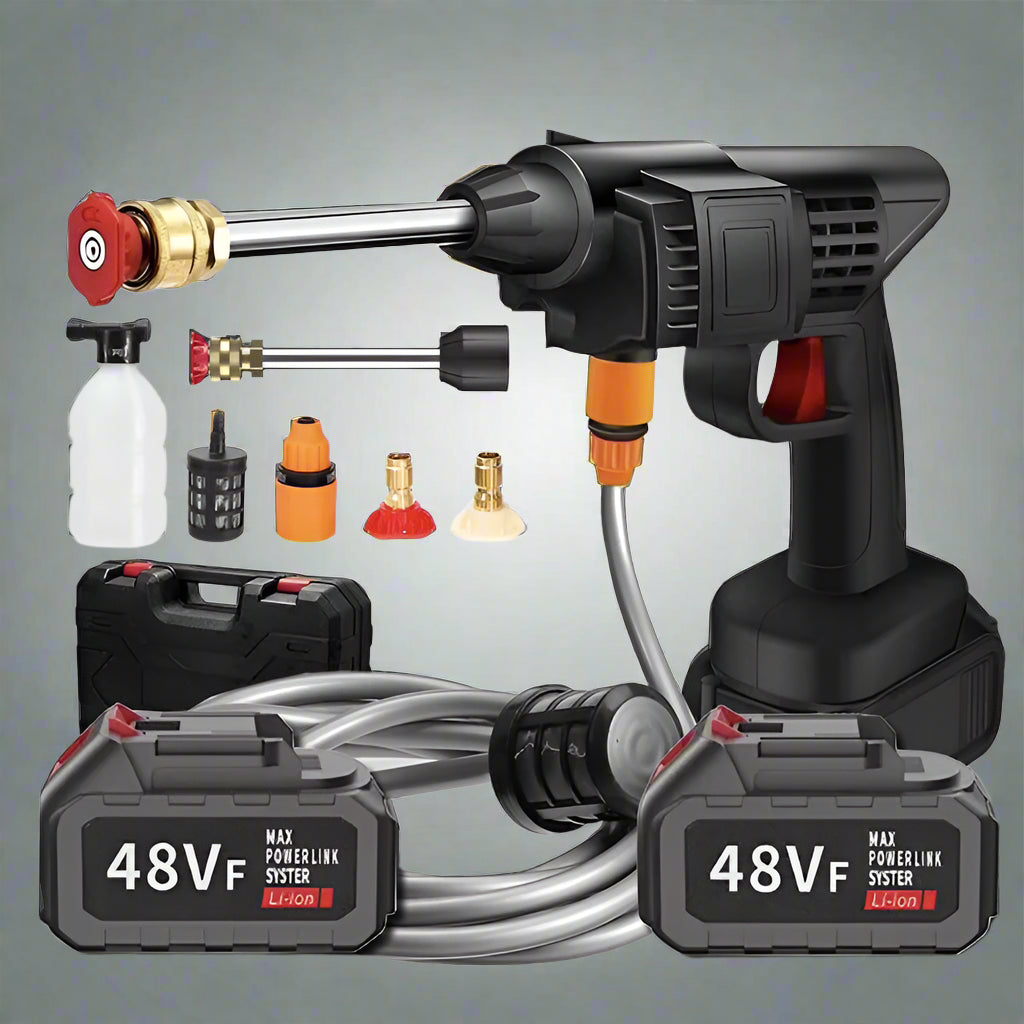 Pistol apa cu presiune si acumulator