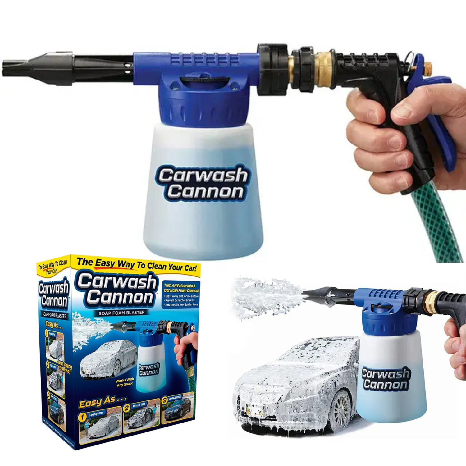 Car Wash Rocket Foam Gun, High Pressure, Adjustable Jet – Aproape Perfect Online