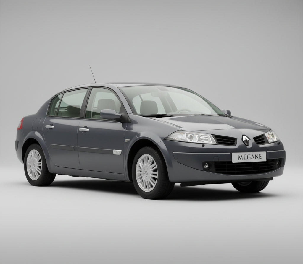 Renault Megane car on a gray background