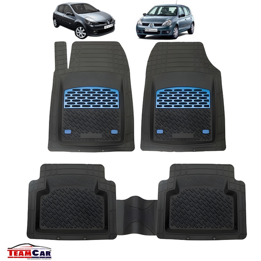 Covorase Renault Clio II Hatchback (1998-2012) black/blue