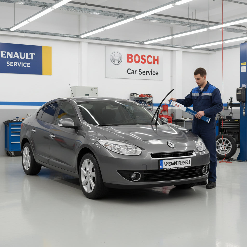 Schimbare Set Ștergătoare Parbriz pentru Renault Fluence cu Bosch AR601S