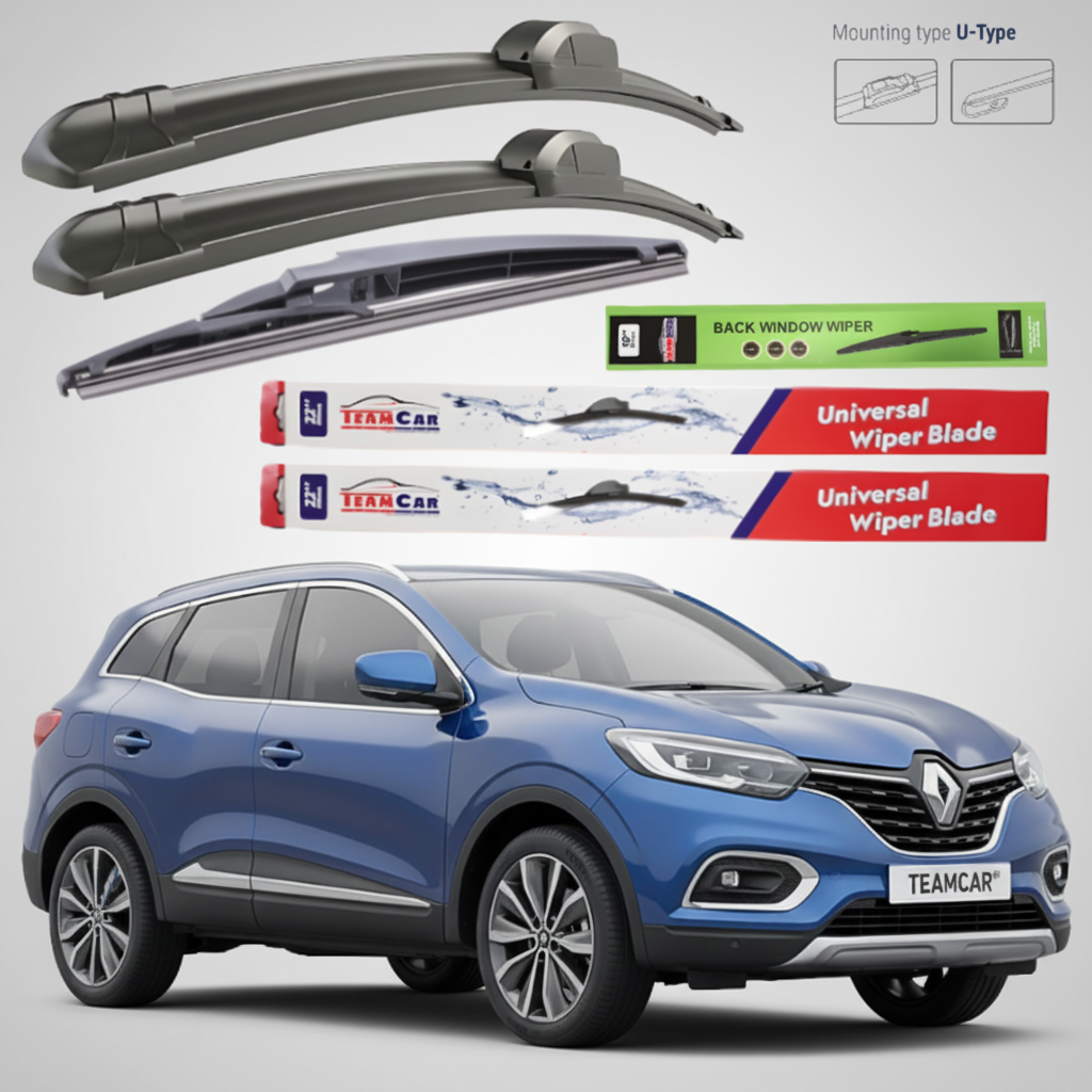 set complet de ștergătoare flat pentru Renault Kadjar (2015–2017)