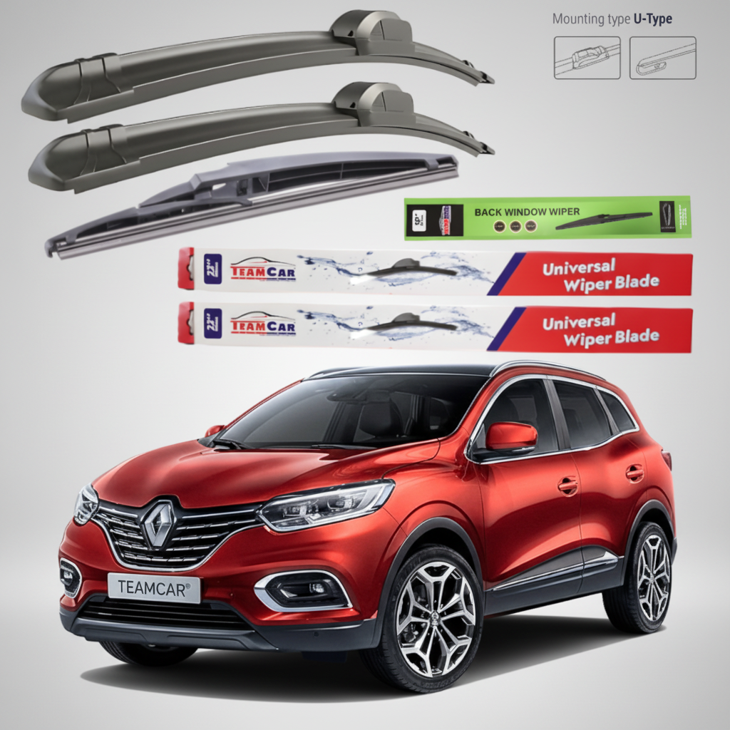 set complet de ștergătoare față spate pentru Renault Kadjar Facelift (2018–2024)