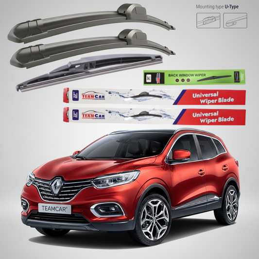 set complet de ștergătoare față spate pentru Renault Kadjar Facelift (2018–2024)