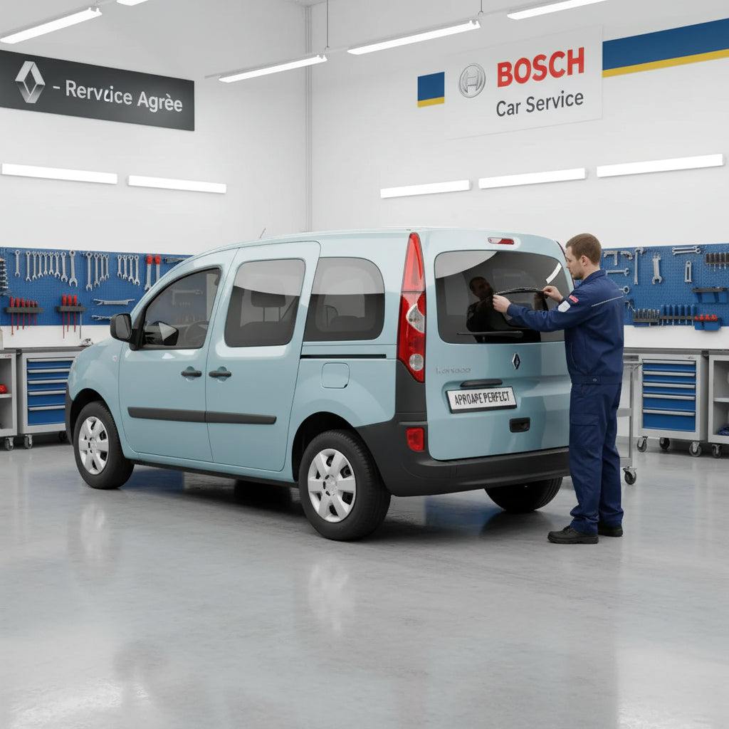 Schimbare Ștergător Lunetă Bosch Twin H341 la Renault Kangoo / Grand Kangoo II (KW0/1) 2008–2021