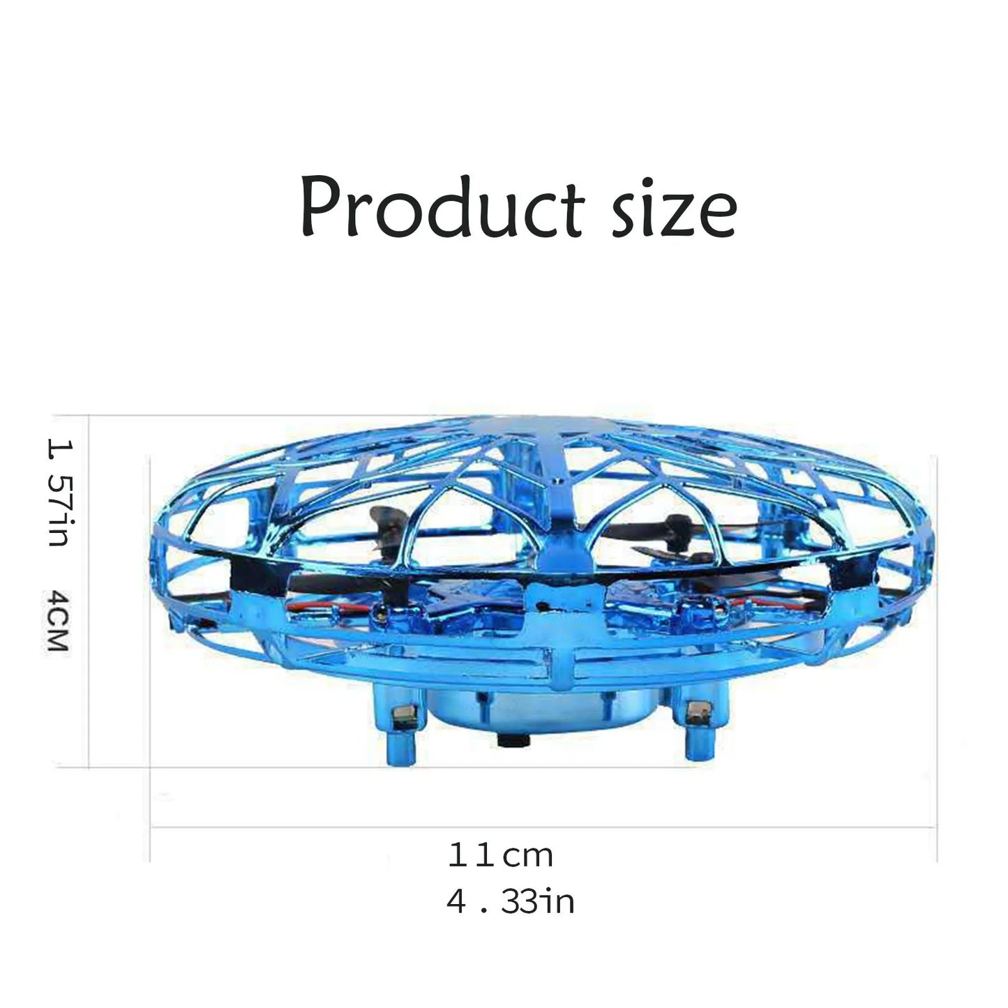 Quadcopter cu Control Prin Inductie Infraroșu și Mod de Mentinere a Altitudinii - Jucărie Drone 3D cu Protecție Completă și Mod Fără Cap