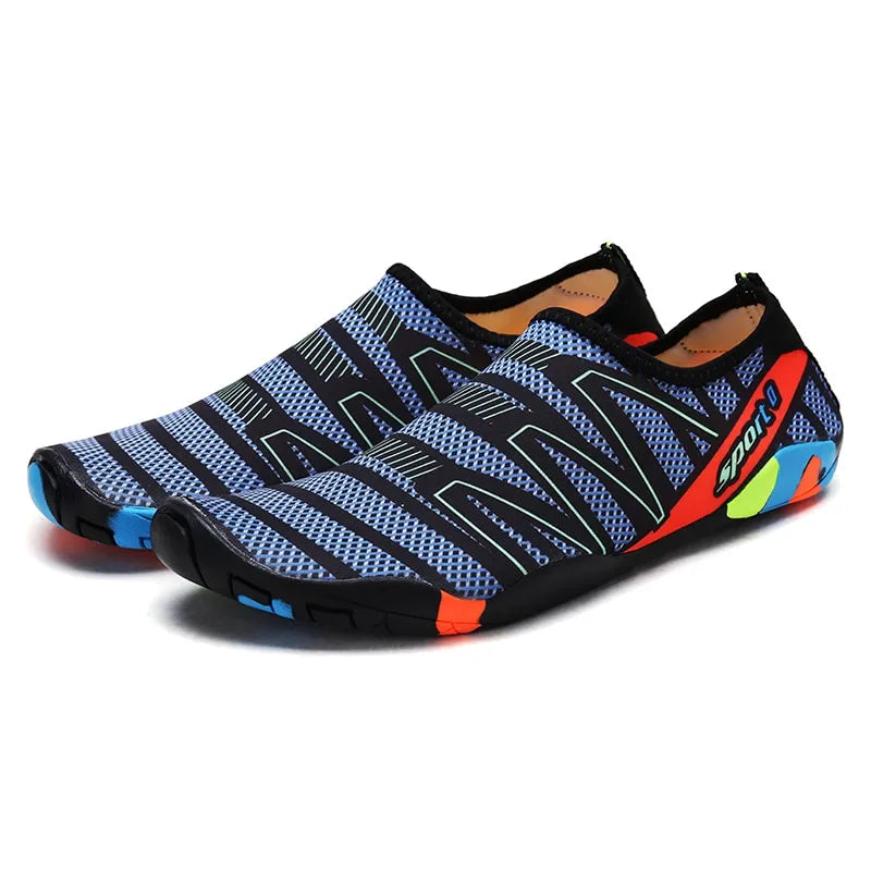 Pantofi Aqua Feslisho Unisex - Ușori, Uscare Rapidă, pentru Plajă și Sporturi de Apă