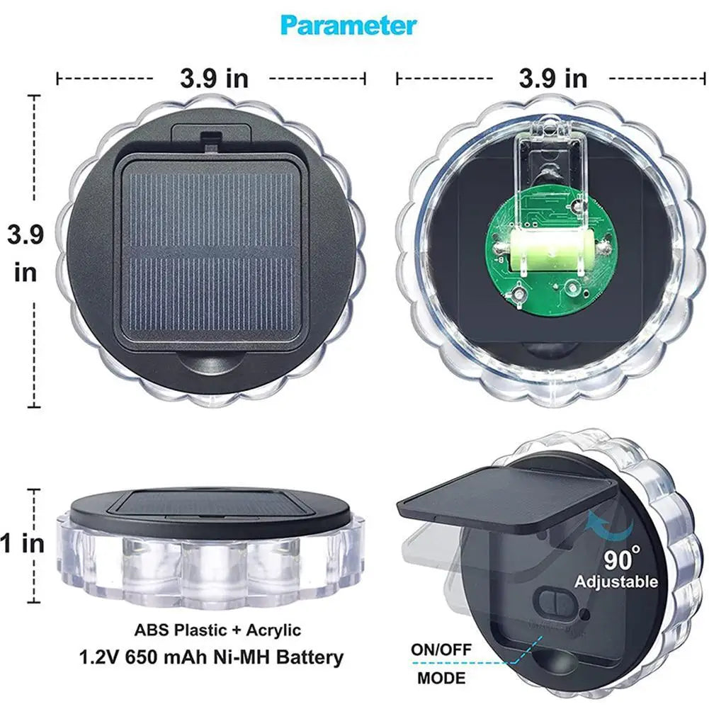 Lampi Solare Decorative pentru Exterior - Lampi LED pentru Scările Teraselor, Gardurilor și Aleilor