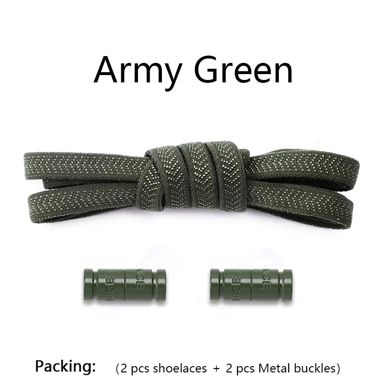 Șireturi Elastice Capsulă-army green