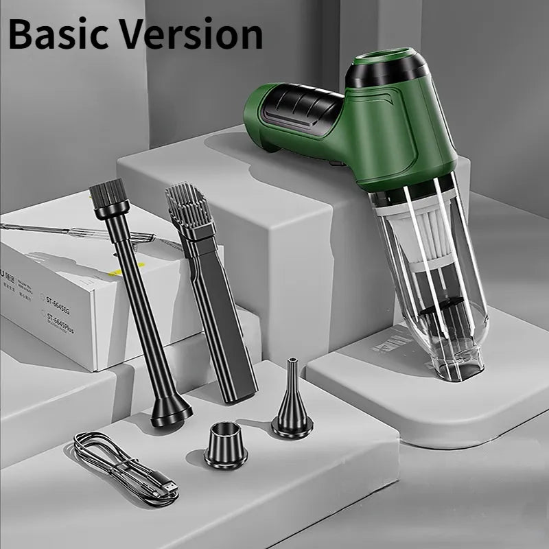 Aspirator/Vacuum Super Puternic95000Pa Wireless de culoare verde