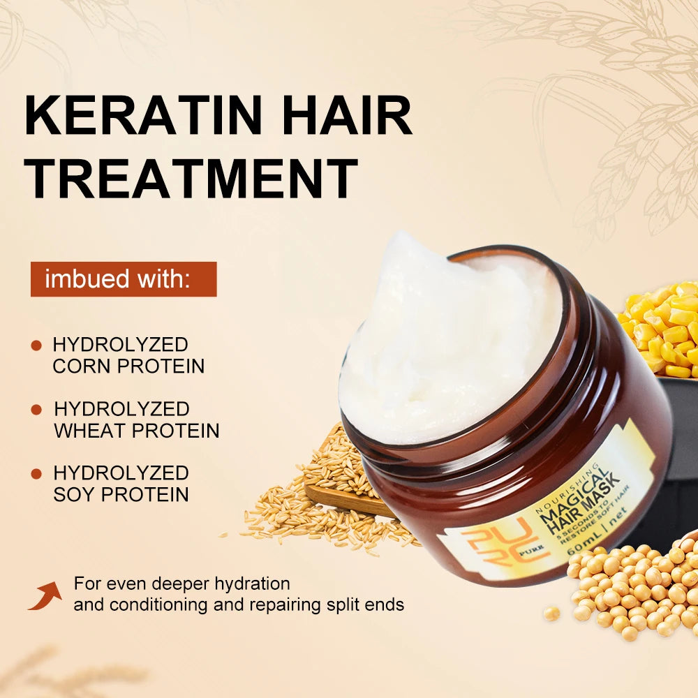 Keratin hair treatment