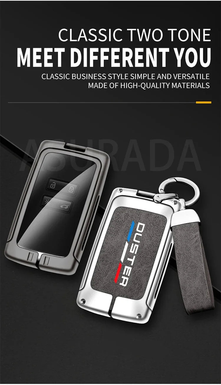 Husă Cheie Auto din Zinc TPU - Accesoriu Premium Renault Duster