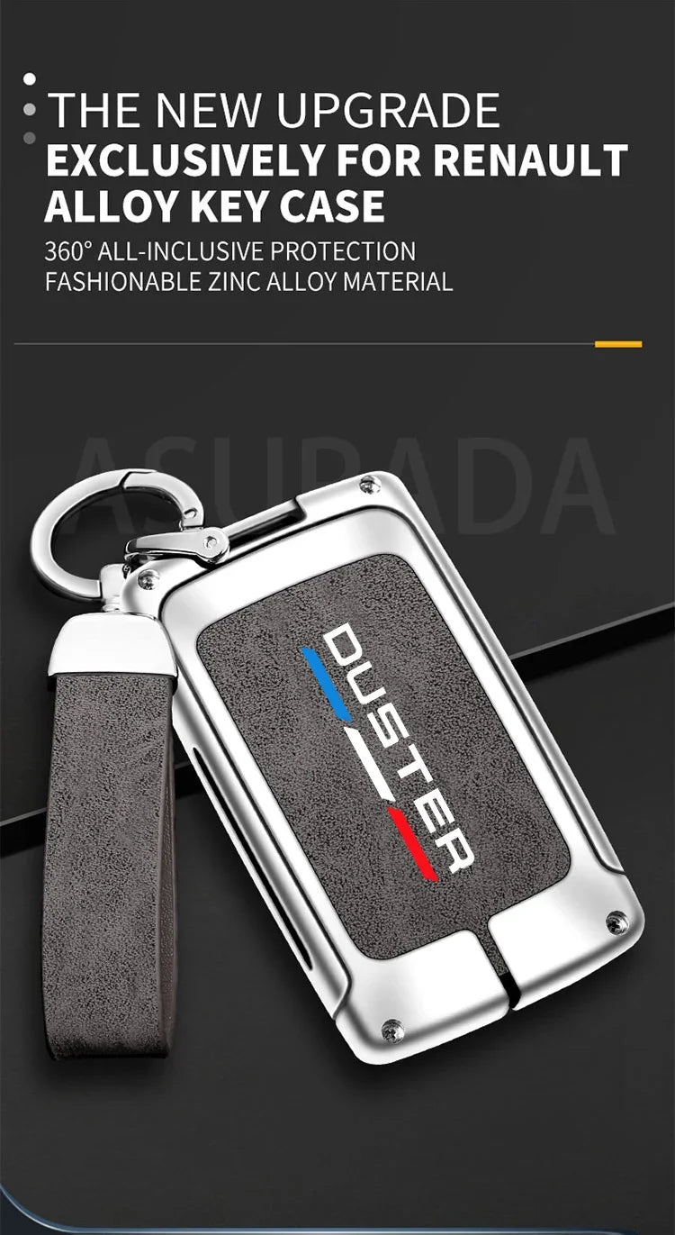 Husă Cheie Auto din Zinc TPU - Accesoriu Premium Renault Duster