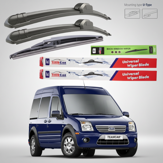 Ștergătoare Ford Transit Connect 1 ușa spate (2002–2013) TeamCar® – Flat | Set Complet