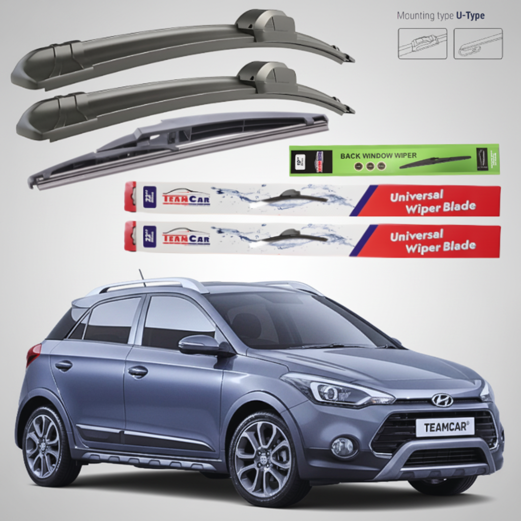 Ștergătoare Hyundai i20 Active (2016–2018) Flat | Set Complet – TeamCar®