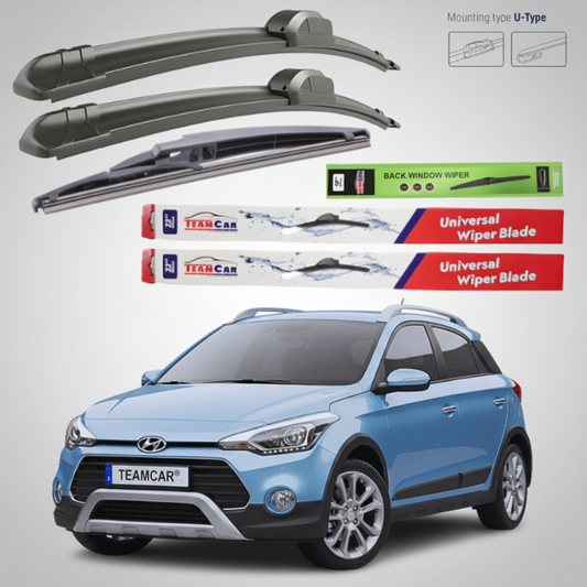 Ștergătoare Hyundai i20 Active FL (2018–2020) Flat | Set Complet – TeamCar®