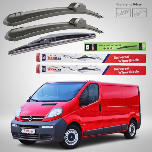 Ștergătoare Opel Vivaro VAN (2006–2014) Flat | Set Complet – TeamCar®
