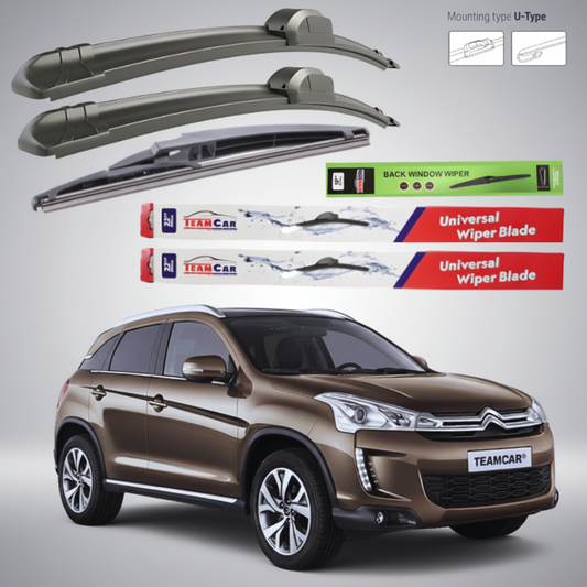 Ștergătoare Citroen C4 Aircross (2012–2017) Flat | Set Complet – TeamCar®