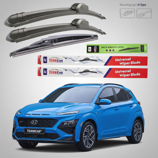 Ștergătoare Hyundai Kona (2020–2023) Flat | Set Complet – TeamCar®