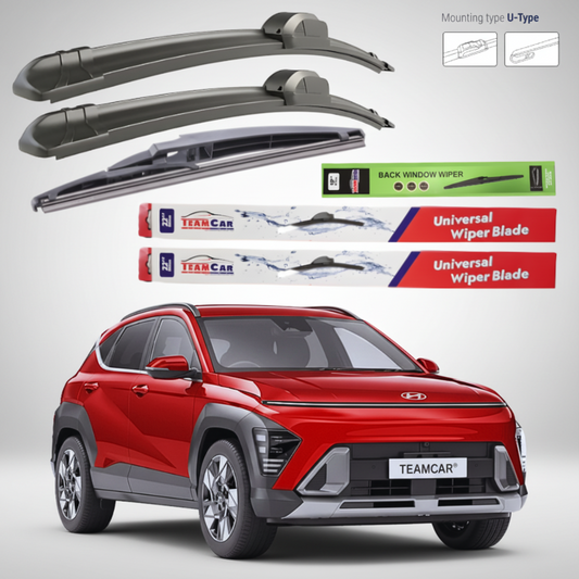Ștergătoare Hyundai Kona (2023–2026) Flat | Set Complet – TeamCar®