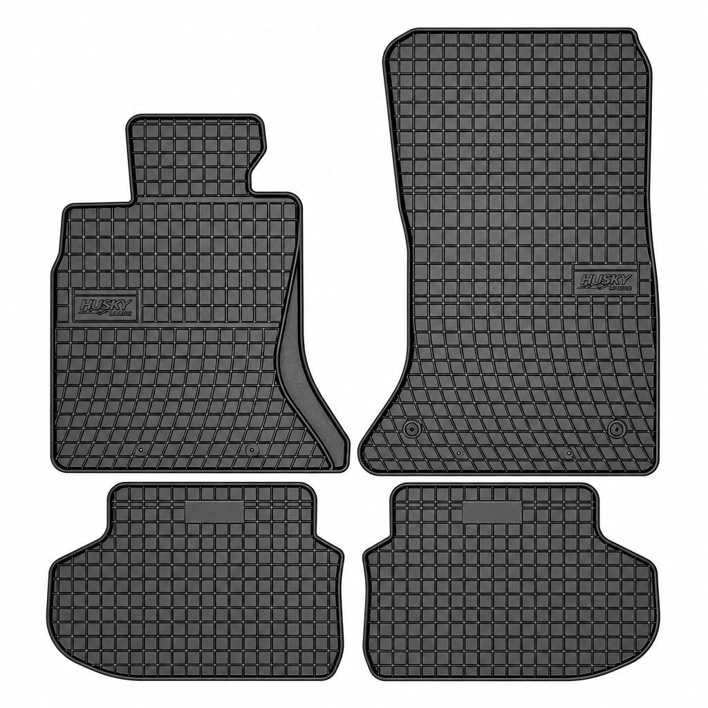 Set de patru covorașe din cauciuc negru FROGUM BASIC