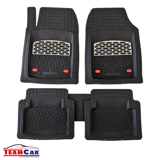 Covorase Auto Universale Safir Set 5 Piese Compatibile | Black/Silver