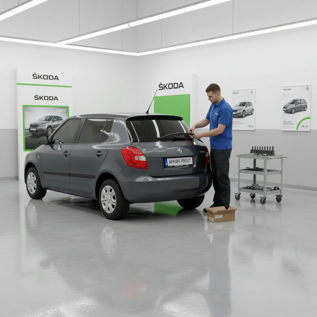 Skoda Fabia II (542) 2006-2014 REAR VIEW