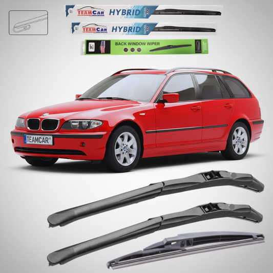 Ștergătoare BMW Seria 3 E46 Touring (1999–2005) Hibrid | Set Complet – TeamCar®