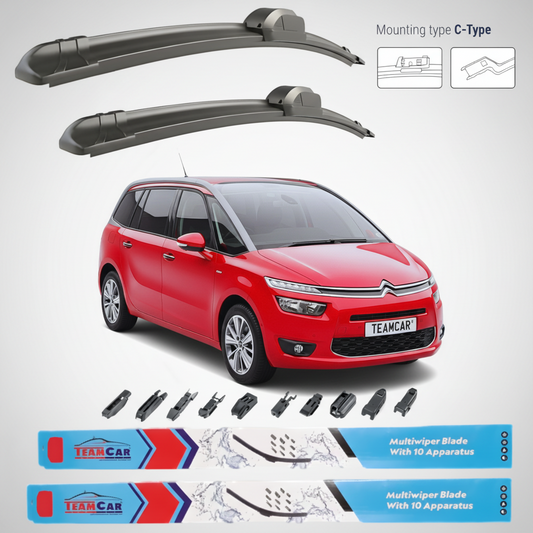 Ștergătoare Citroen C4 Grand Picasso II (2013–2016) Flat | Set Față – TeamCar®