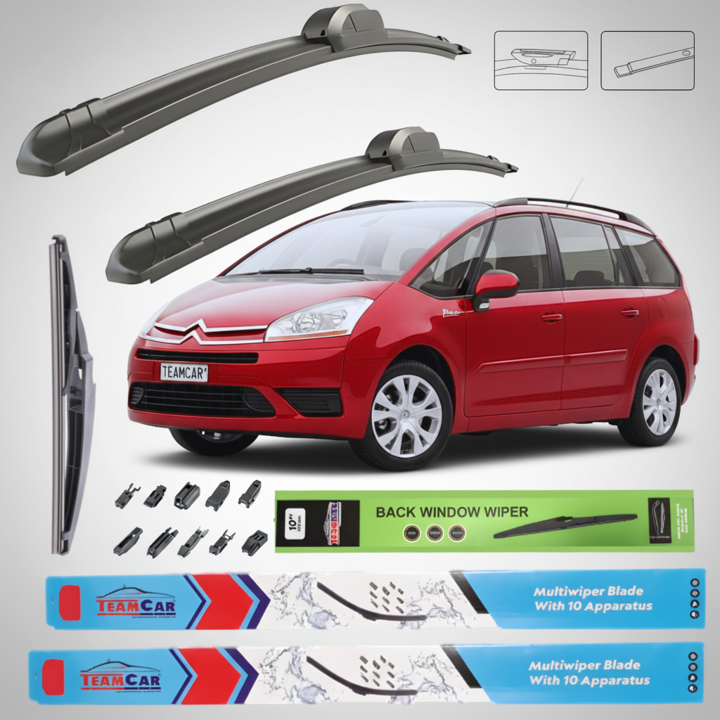 Ștergătoare Citroen C4 Grand Picasso UA (2006–2008) Flat | Set Complet – TeamCar®