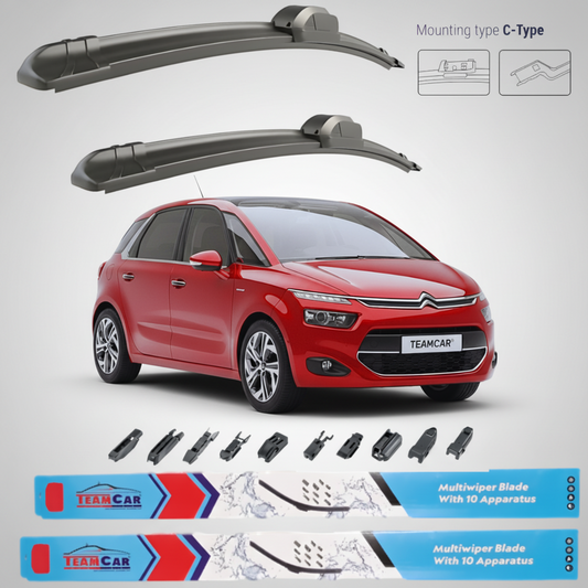 Ștergătoare Citroen C4 Picasso II (2013–2016) Flat | Set Față – TeamCar®