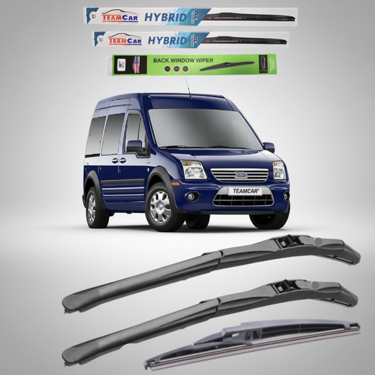 Ștergătoare Ford Transit Connect 1 ușa spate (2002–2013) TeamCar® – Hibrid | Set Complet