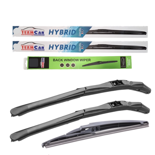 Covorase auto tip tavita dedicate pentru Ștergătoare Hyundai Kona (2017–2020) Hibrid | Set Față – TeamCar® - cauciuc antiderapant, usor de curatat