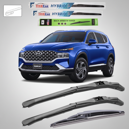 Ștergătoare Hyundai Santa Fe TMA (2020–2023) Hibrid | Set Complet – TeamCar®