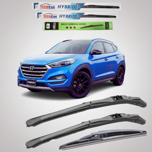 Ștergătoare Hyundai Tucson III (TL) (2015–2018) Hibrid | Set Complet – TeamCar®
