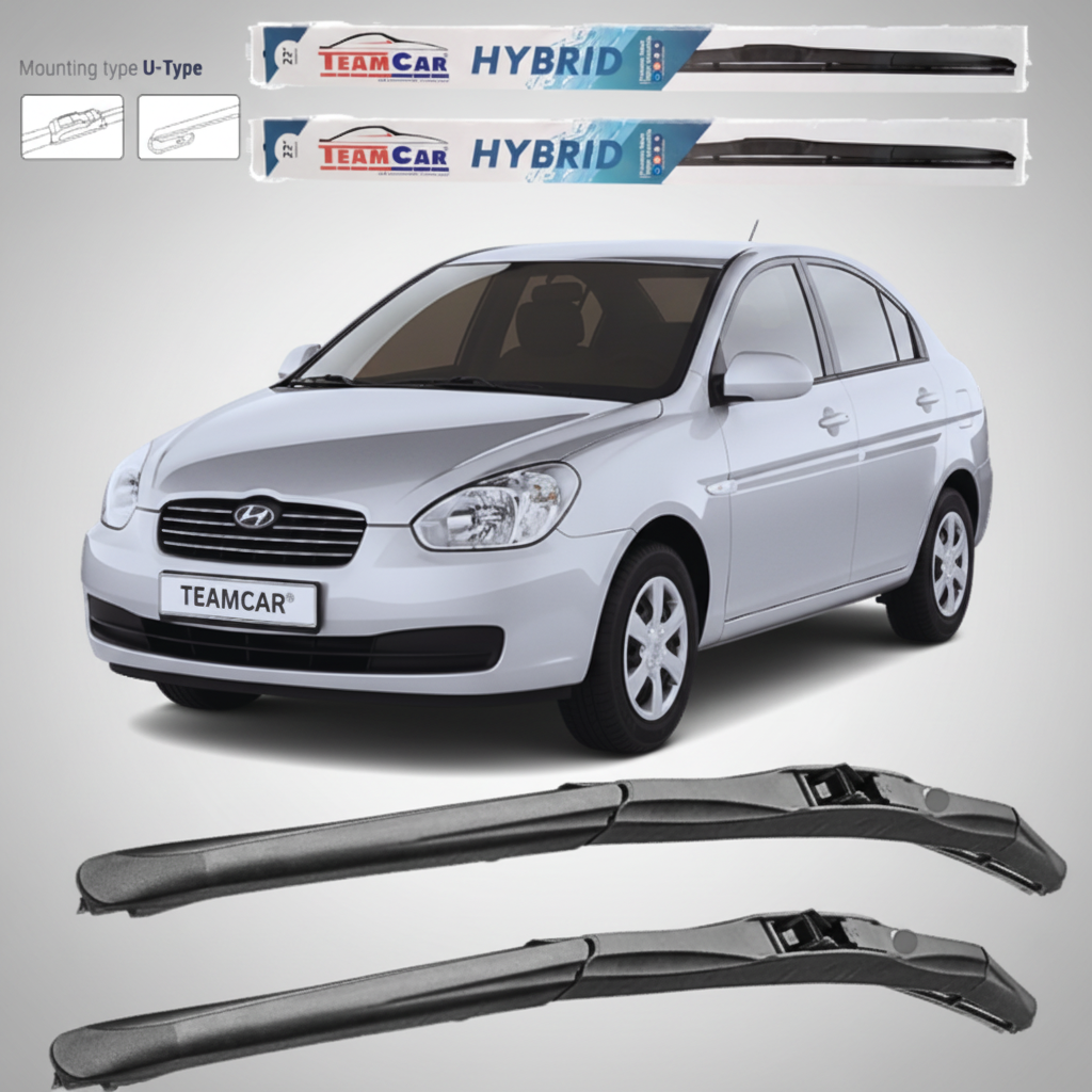 Ștergătoare hibrid pentru Hyundai Accent 2005-2010