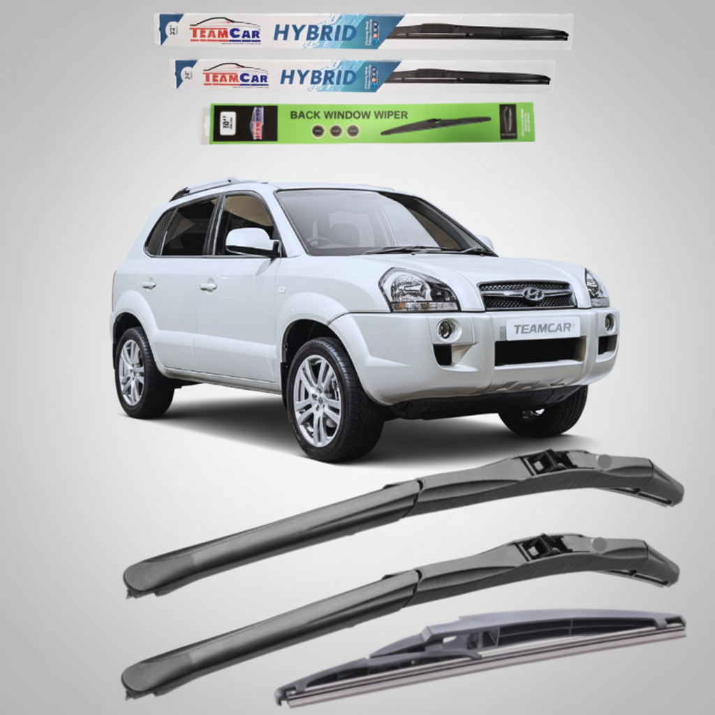 Ștergătoare Hyundai Tucson (2004–2010) Hibrid | Set Complet – TeamCar®